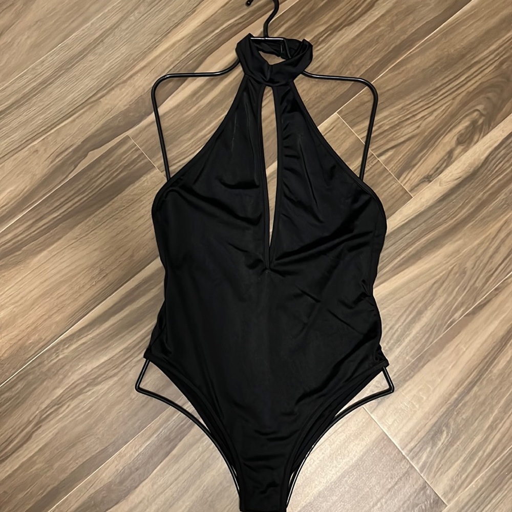 Fredricks black one piece bathing suit